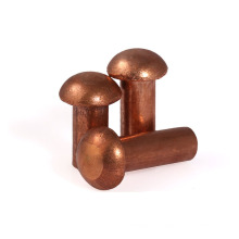 Copper round head rivet DIN660